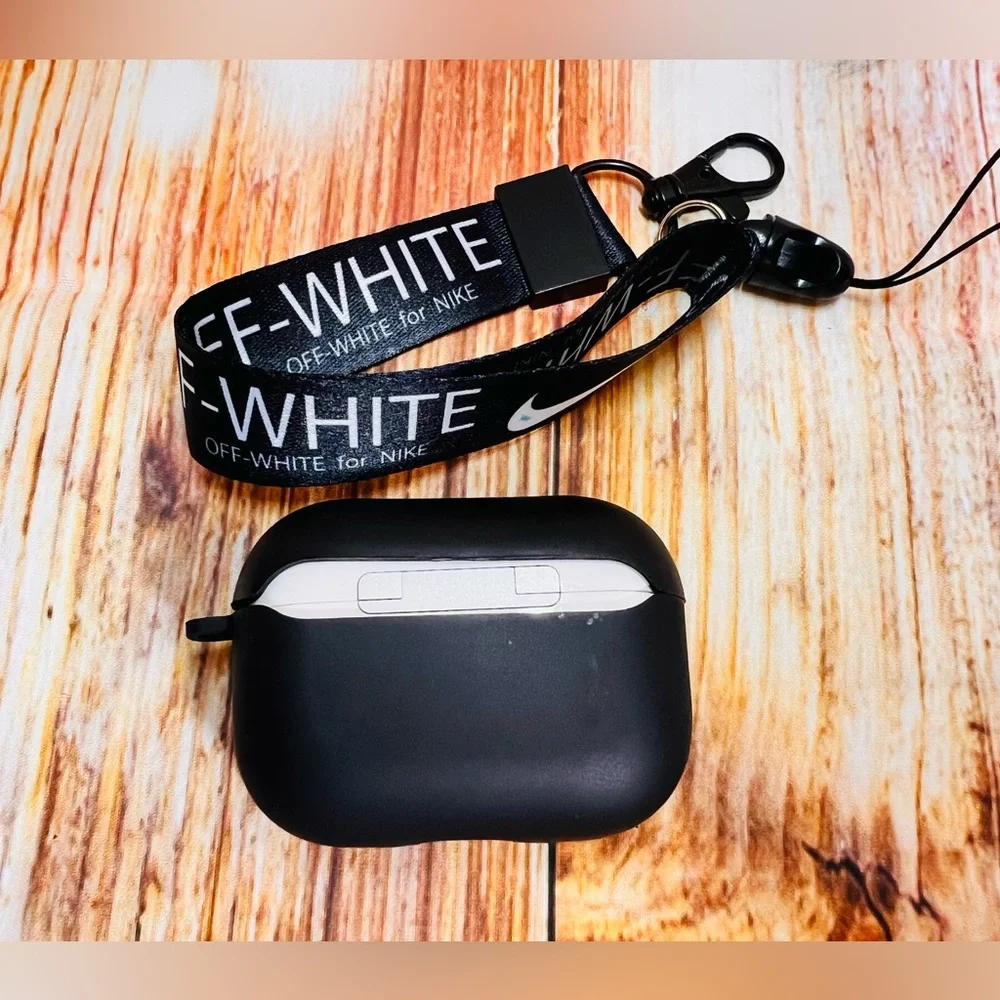 Nike OFF WHITE design Protective case for AirPods Pro 2: Black